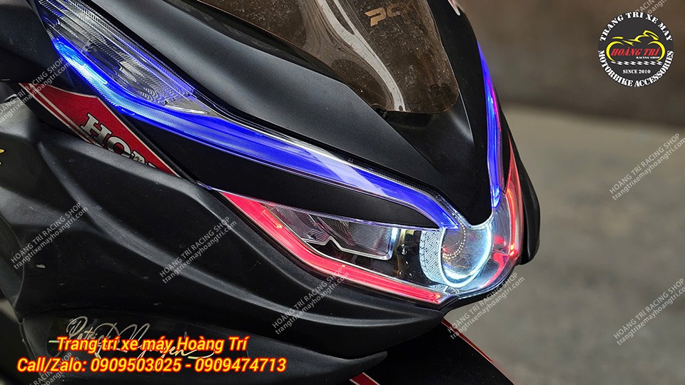 Combo này vừa tăng thẩm mỹ vừa cải thiện độ sáng đáng kể cho chiếc PCX 2018