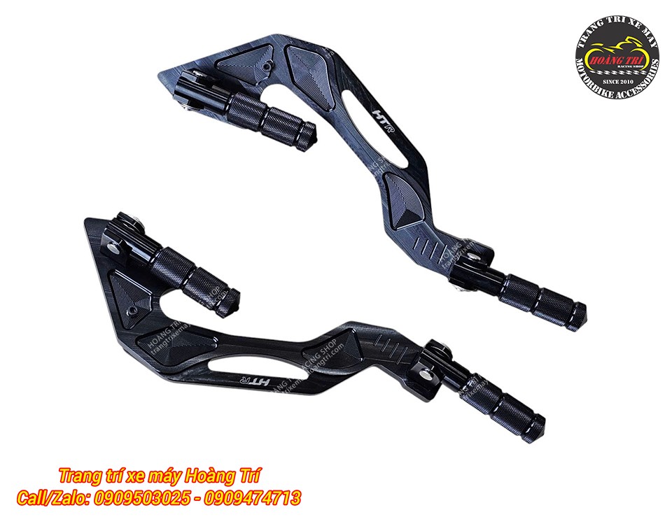 Gác chân phụ HTR chất liệu nhôm CNC xịn sò bền bỉ