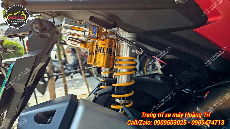 Bộ đôi kết hợp ăn ý với nhau tạo nên ngoại hình cuốn hút cho ADV 160