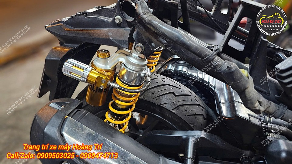 Combo sản phẩm được lắp đặt trên xe Forza 300 xịn sò đẳng cấp