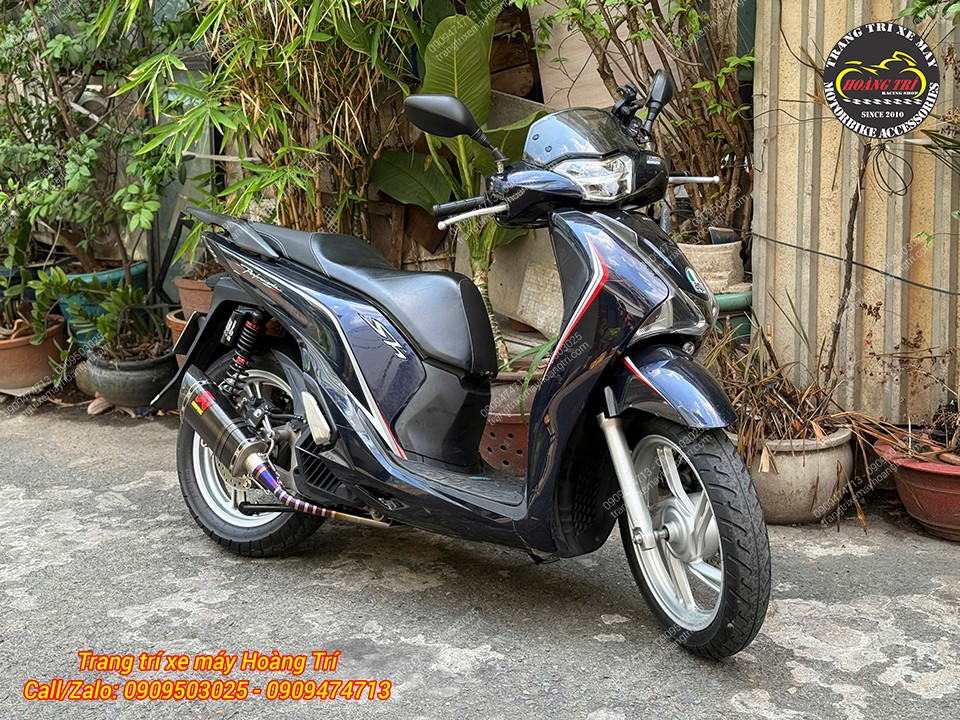 Chiếc SH 2017 được độ theo phong cách tối giản mà vẫn ấn tượng