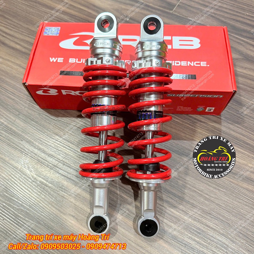 Sirius Fi thêm phần cá tính với phuộc C-Series đỏ rực