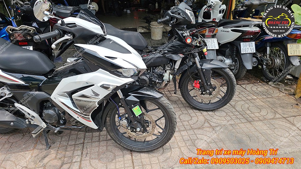 2 chiếc Winner đều được nâng cấp phanh ABS