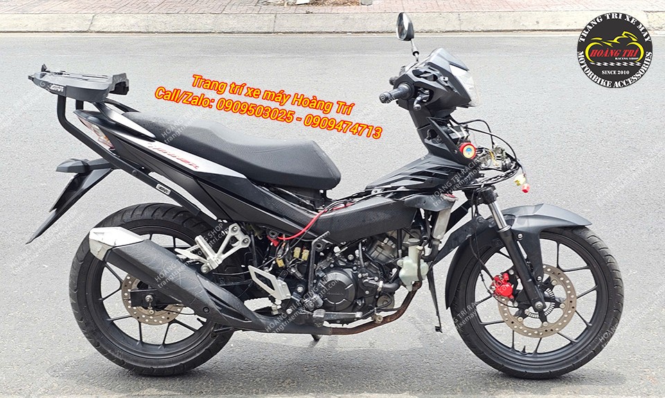 Ráp lại dàn áo là đã hoàn thành lắp đặt phanh ABS 2 kênh Winner V1