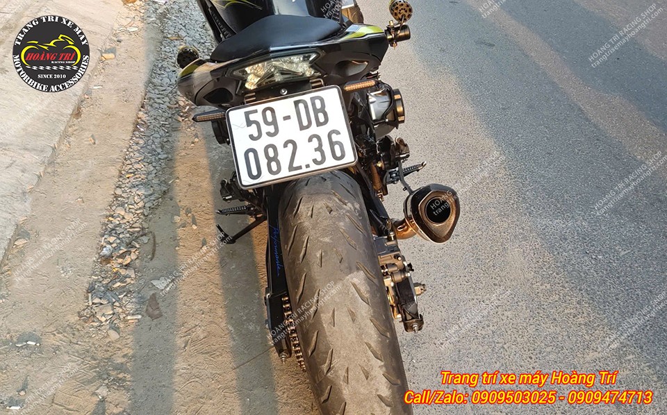 Z900 nâng cấp pát biển số HTR