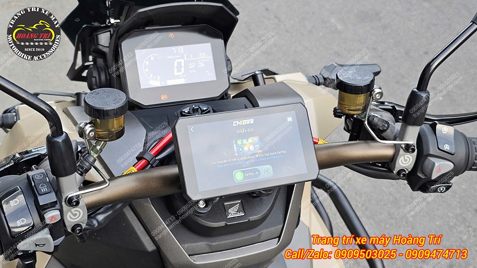 Trang bị cảm biến áp suất lốp hiển thị trực tiếp trên màn hình Chigee tiện lợi