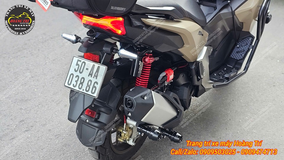 Với nhiều món đồ chơi cao cấp, phần chân sau trở nên cực kỳ ấn tượng