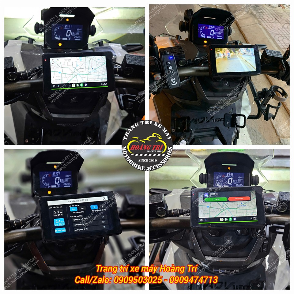 Hỗ trợ chỉ đường, camera hành trình, kiểm soát áp suất lốp, hiển thị cuộc gọi