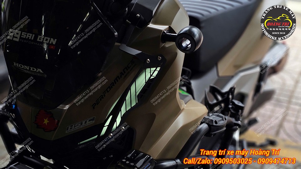 Chiếc Honda ADV vừa được nâng cấp xi nhan trước bằng dòng Spirit Beast L31 tại shop