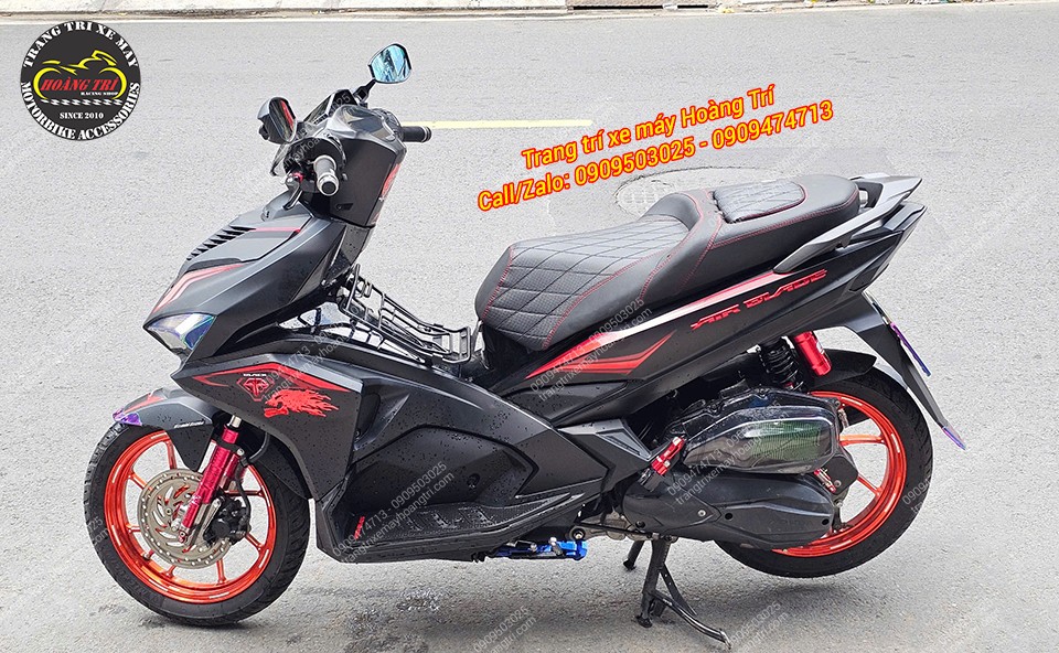 Airblade 2016 trở nên cực chất với bộ phuộc trước sau nâng cấp hoàn chỉnh