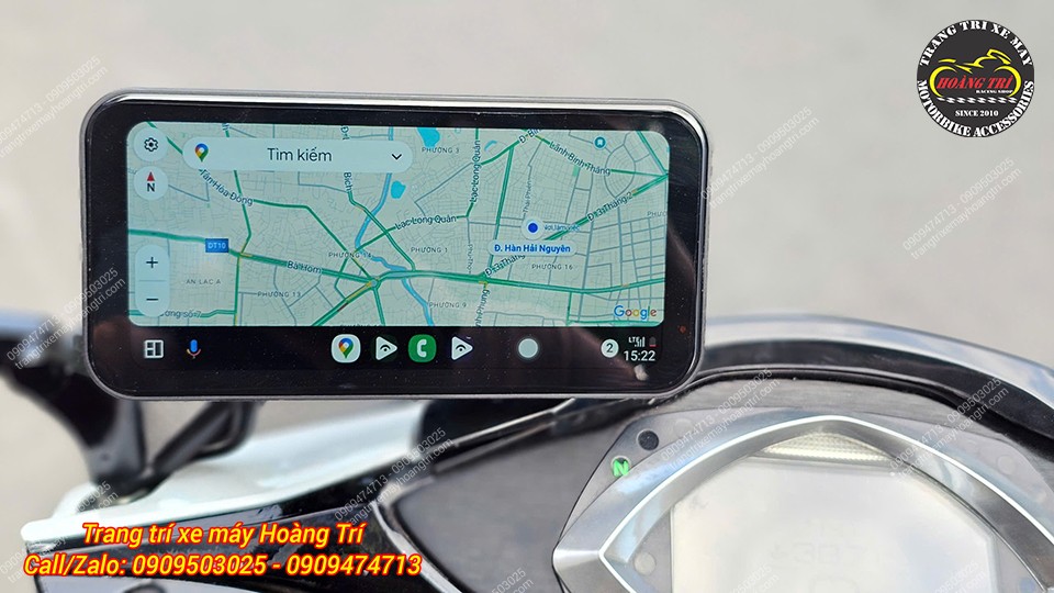 Hỗ trợ điều hướng bằng Google Map giúp di chuyển thuận tiện hơn