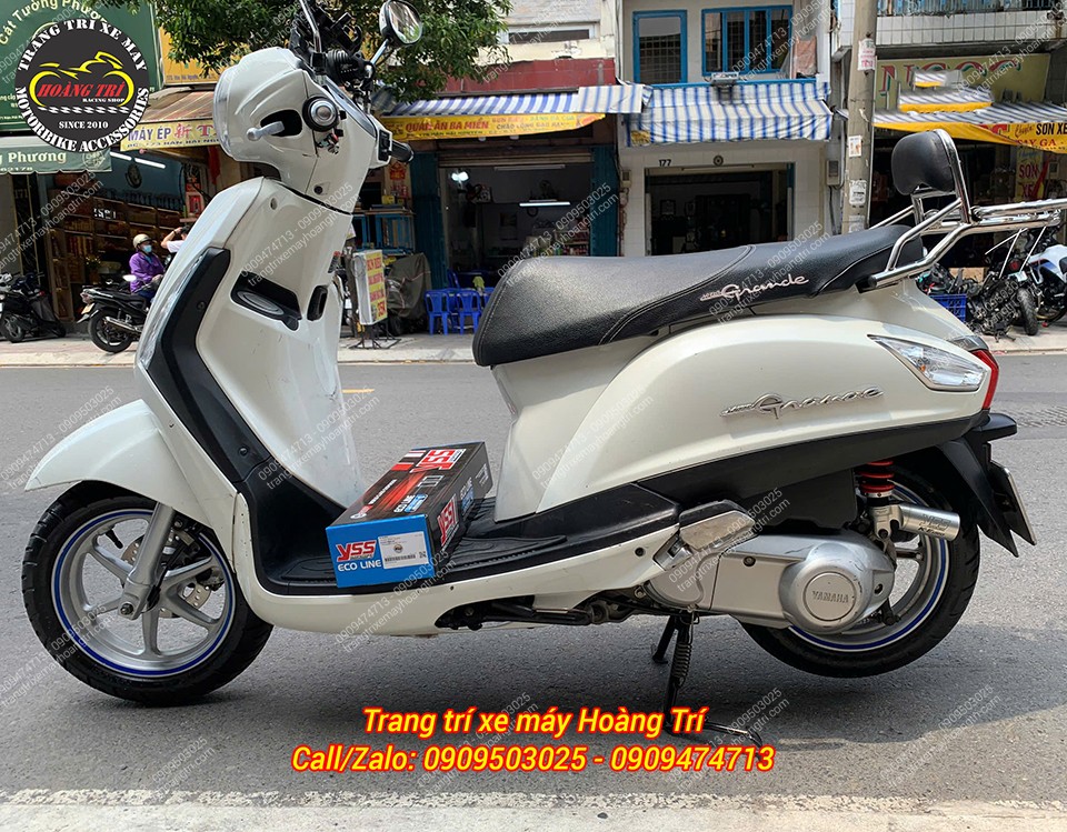 Quá trình lắp đặt hoàn tất và phuộc zin đã được gửi lại trong hộp YSS cho khách