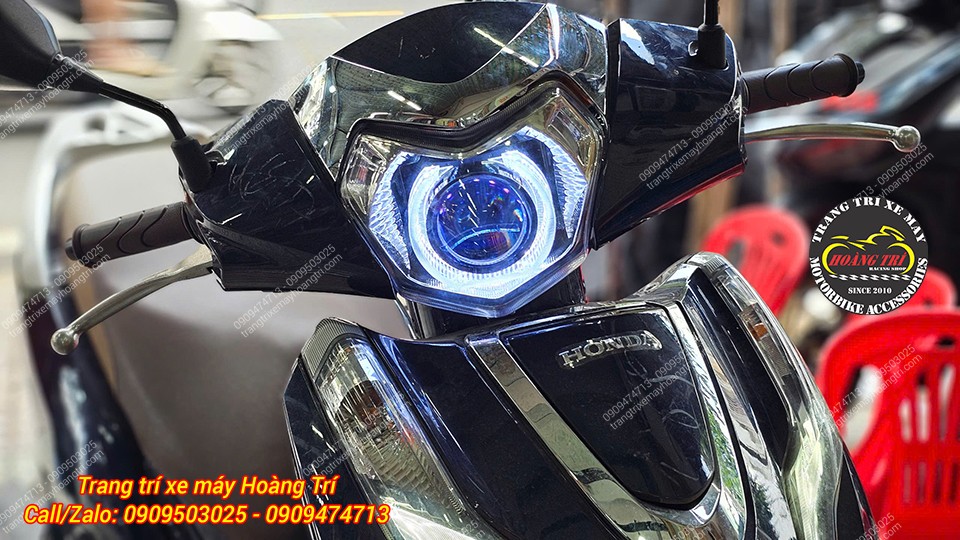 Đèn pha LED bi cầu hỗ trợ tăng cường độ sáng tối đa, đáp ứng tốt mọi nhu cầu sử dụng