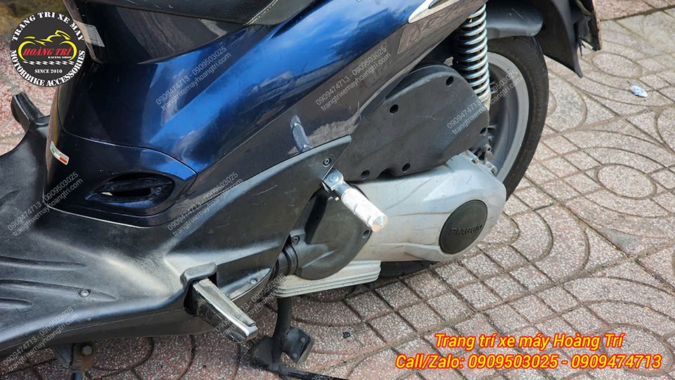 Xế yêu được bổ sung gác chân mới dành riêng cho người ngồi thứ ba trên xe