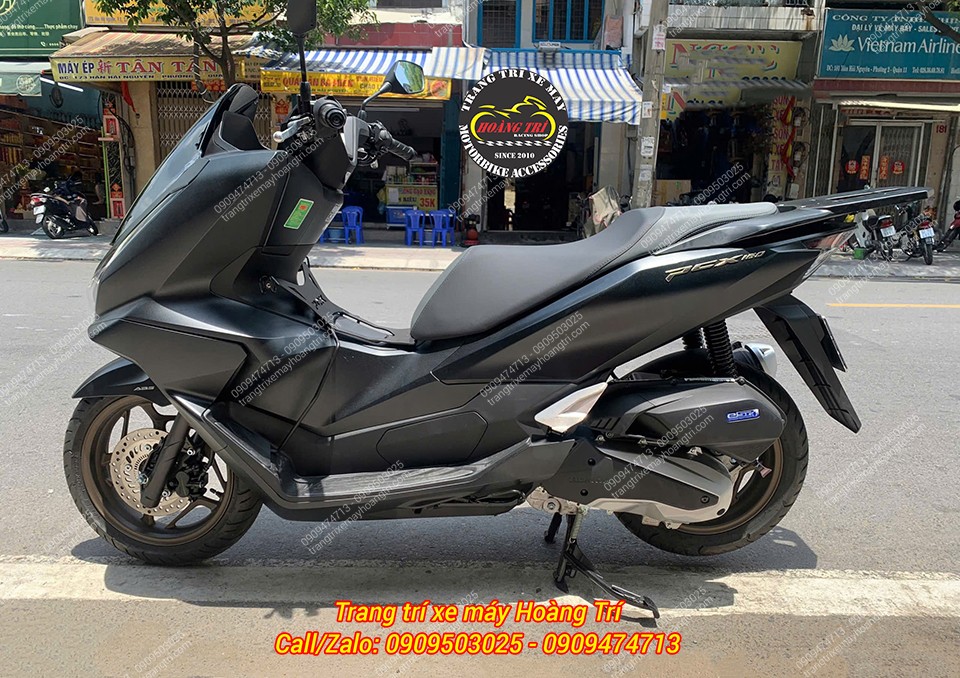Cùng chiêm ngưỡng lại chiếc PCX 160 với toàn bộ phụ kiện đã được lắp đặt