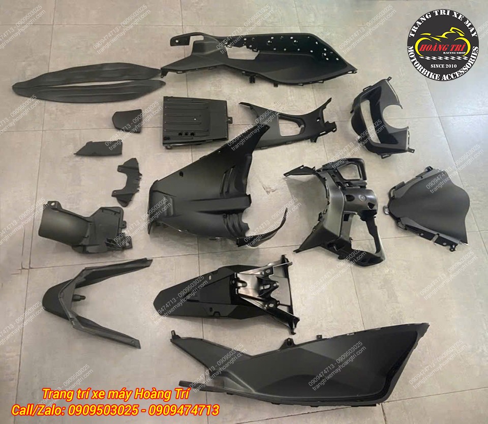 Dàn áo nhám đã sẵn sàng để được lắp lên chiếc PCX 2017