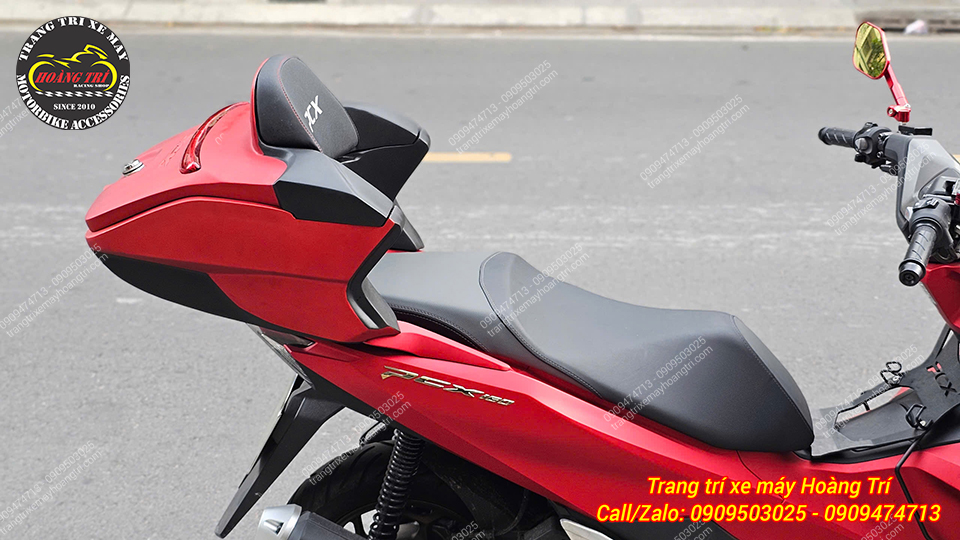 Phần tựa lưng tạo cảm giác thoải mái cho người ngồi phía sau trong mọi hành trình