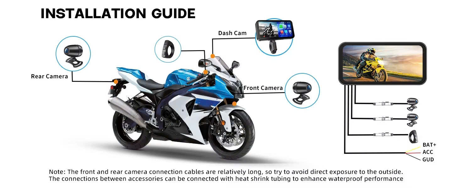 Hướng dẫn lắp đặt màn hình camera hành trình MT02 trên ô tô