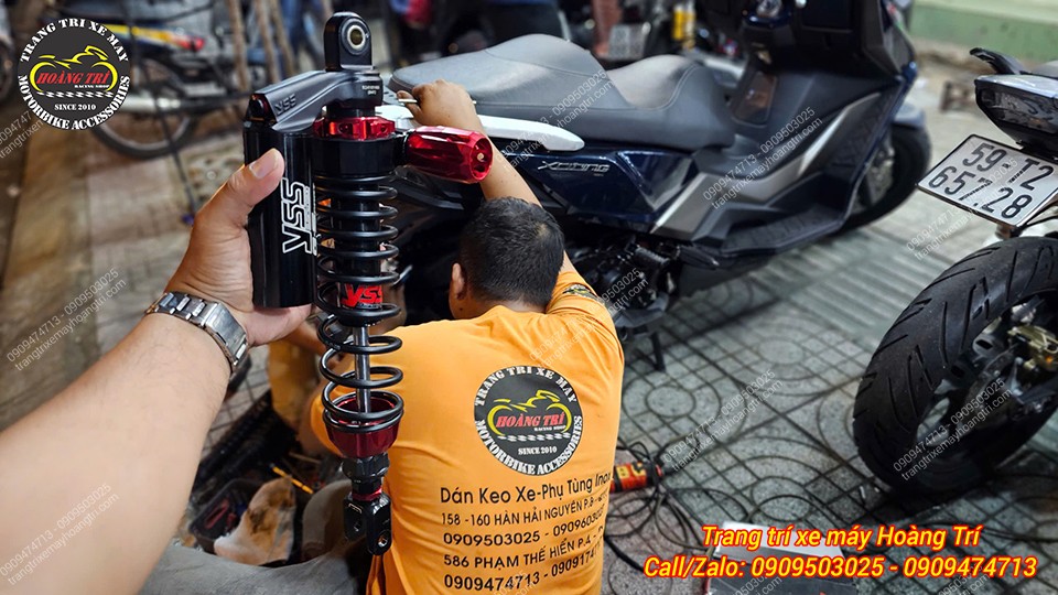 Sau khi gắn phuộc, anh khách tiếp tục nâng cấp thêm bộ HPA tăng chỉnh đi kèm