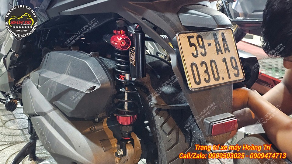 Nhờ trang bị HPA, người dùng có thể chủ động điều chỉnh lò xo phuộc theo nhu cầu