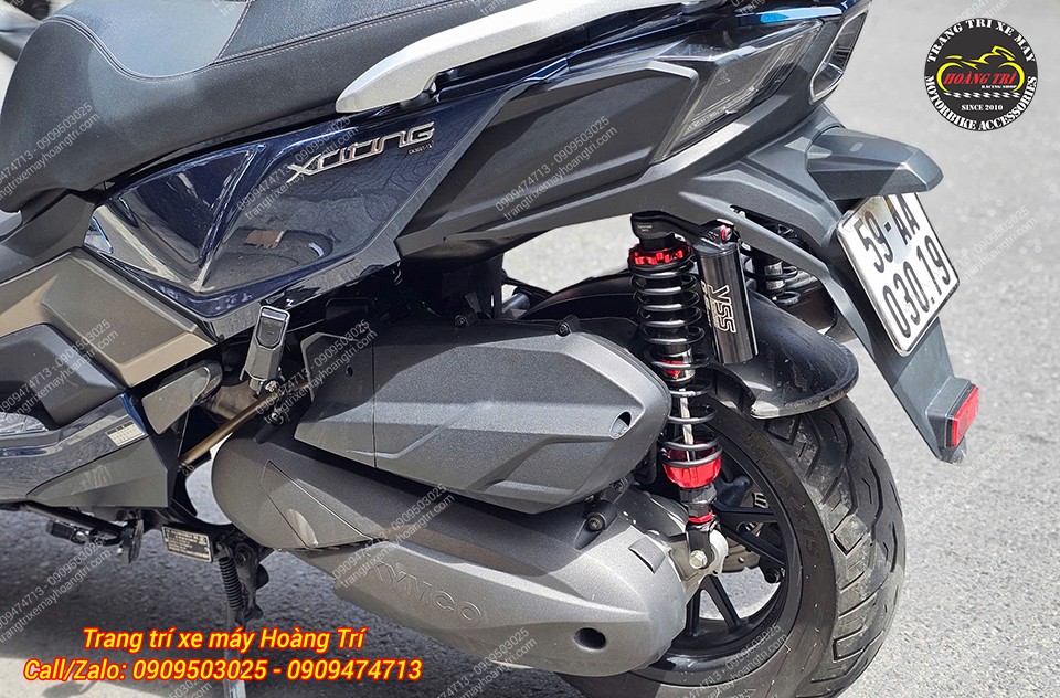 Với thiết kế có bình dầu, hiệu quả nhún của phuộc vượt trội so với phuộc nguyên bản