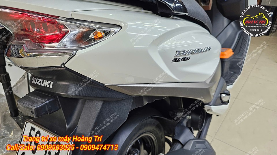 Vậy phụ kiện nào giúp chiếc Burgman 125 Street thêm phần cá tính