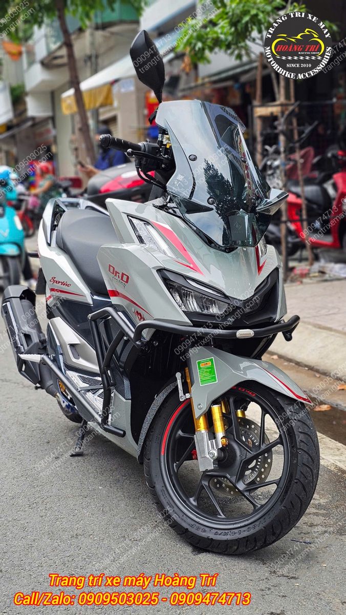 Cá tính, phong cách thể thao – giúp xe Vario 160 thêm phần mạnh mẽ