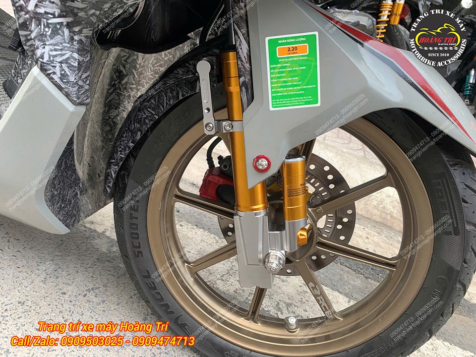 Không chỉ đẹp, phuộc còn giúp xe nhún mượt hơn