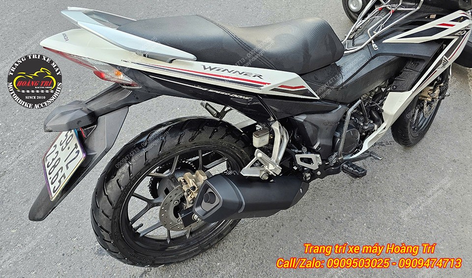 Thiết kế giống pô zin nhưng cho âm thanh mạnh mẽ, ấn tượng hơn
