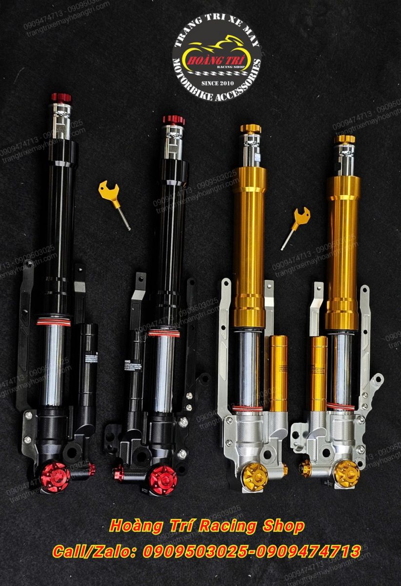 Hệ thống rebound và compression có thể tùy chỉnh linh hoạt theo nhu cầu sử dụng