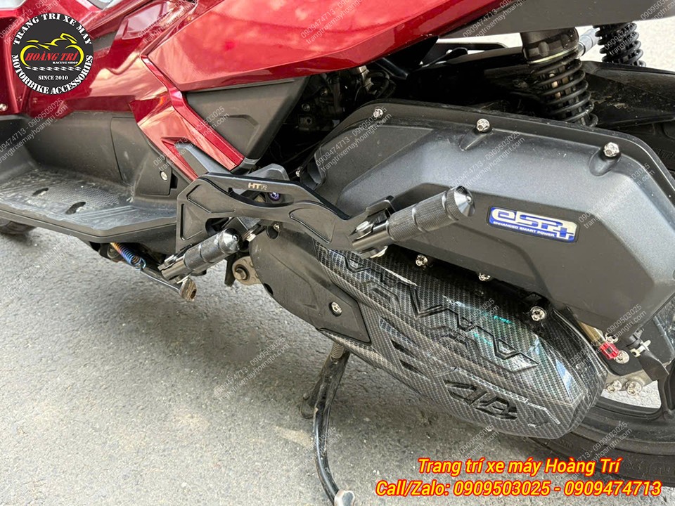 Gác chân phụ HTR đã được lắp đặt cho chiếc Airblade