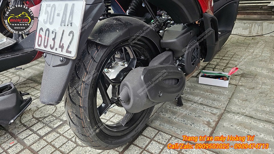 Xe Liberty 2025 được lắp sẵn dè con giúp hạn chế bùn đất bắn lên khi di chuyển
