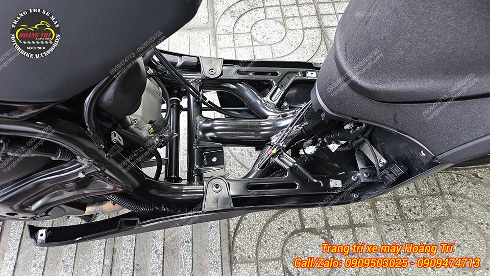 Khung sàn xe được thiết kế chắc chắn, mang khả năng chịu lực rất ấn tượng