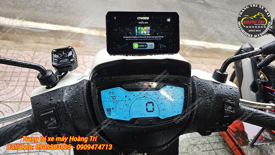 Cần kết nối điện thoại trước khi sử dụng tính năng Apple Carplay hoặc Android Auto