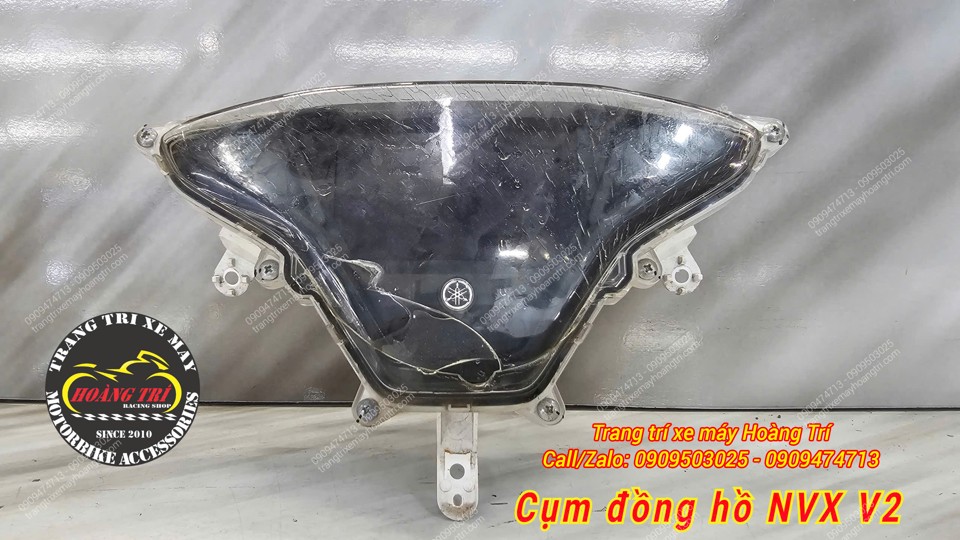 Cụm đồng hồ nguyên bản của NVX 2021 bị vào nước và gây hỏng bộ hiển thị