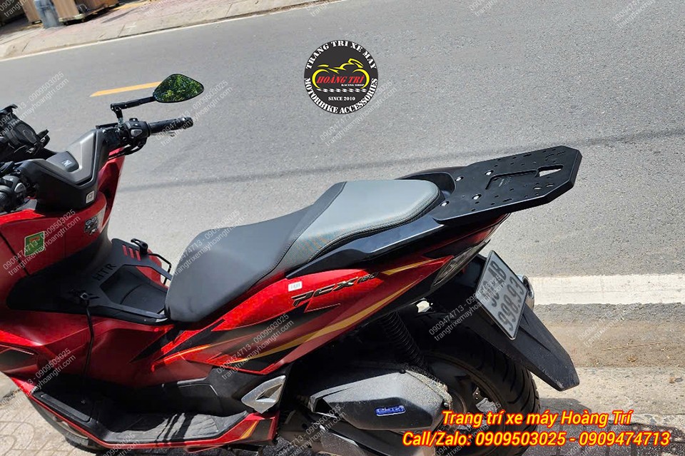 Baga sau làm từ nhôm đúc nguyên khối đã được nâng cấp cho xe PCX 160 đỏ
