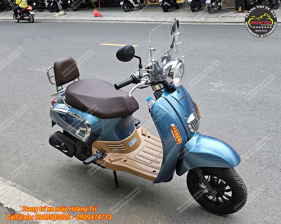 Baga sau còn được kết hợp với phần tựa lưng êm ái, tăng sự thoải mái cho người ngồi sau