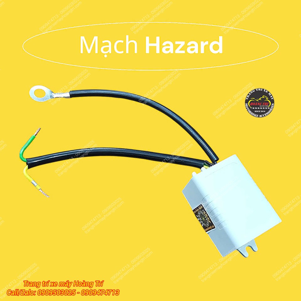 Mạch hazard mẫu 2025 cho thiết kế gọn gàng hơn, dễ lắp hơn