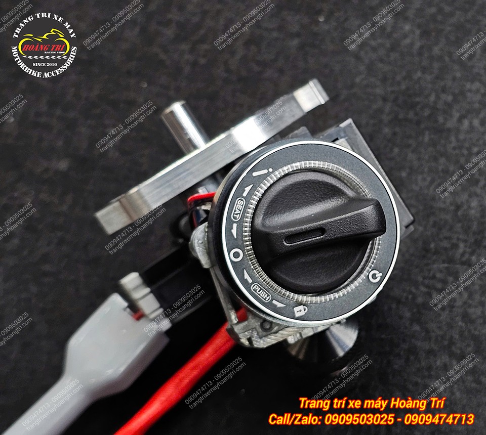 Cận cảnh chiếc núm Smartkey - Vị trí mà anh em thực hiện mọi chức năng của Smartkey