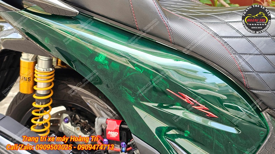 Trang bị dàn áo trong suốt xanh lá cho Sh Việt Nam là bước nâng cấp đáng giá