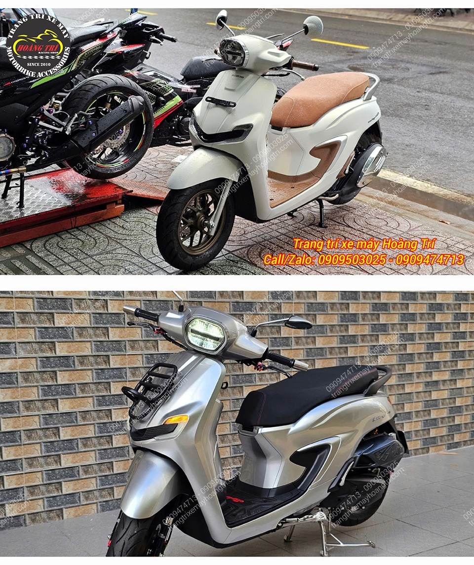 Cùng nhìn lại sự thay đổi rõ rệt của Stylo 160 trước và sau khi đổi màu bằng decal