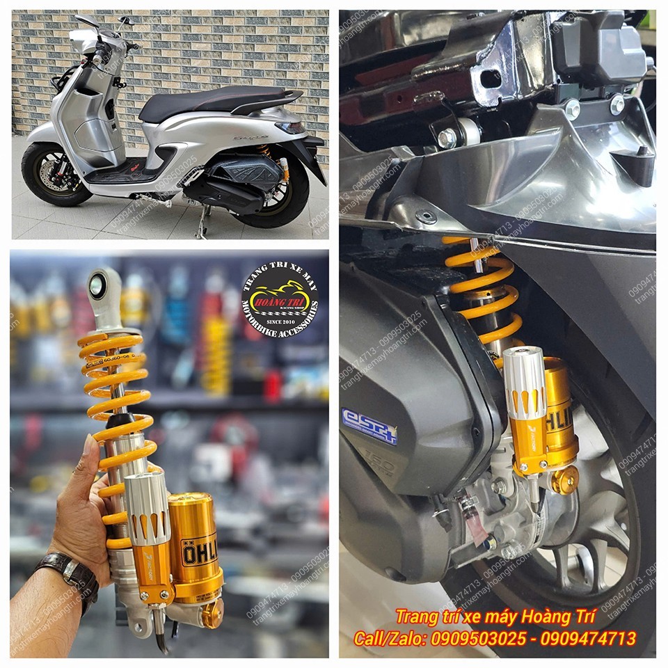 Phuộc Ohlins HO110032 được lắp kèm theo bộ HPA giúp tăng chỉnh nhanh chóng