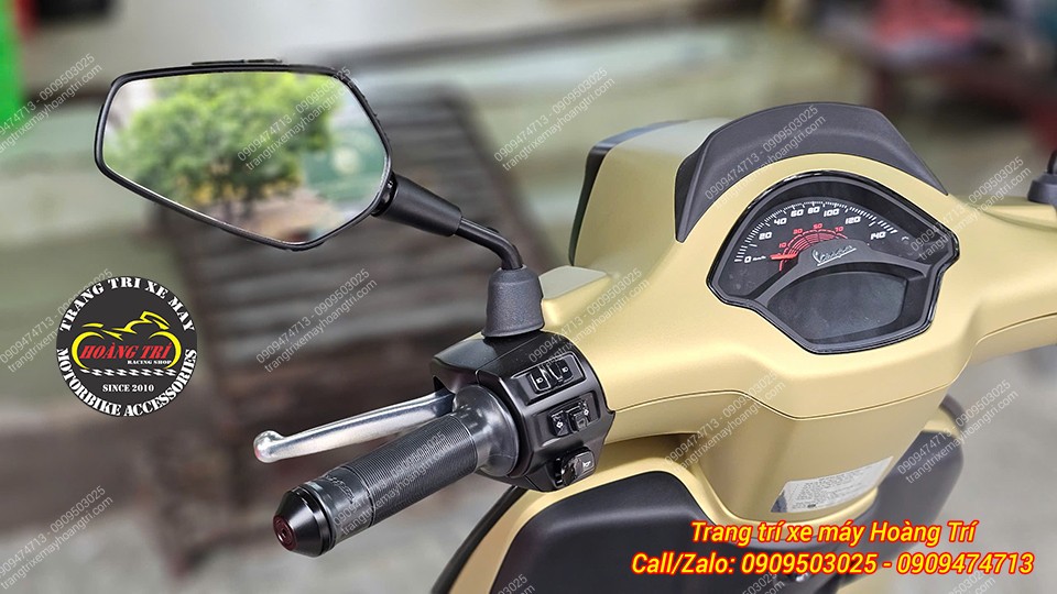 Với thiết kế tay lái này, xe có thể lắp thêm nhiều phụ kiện phù hợp