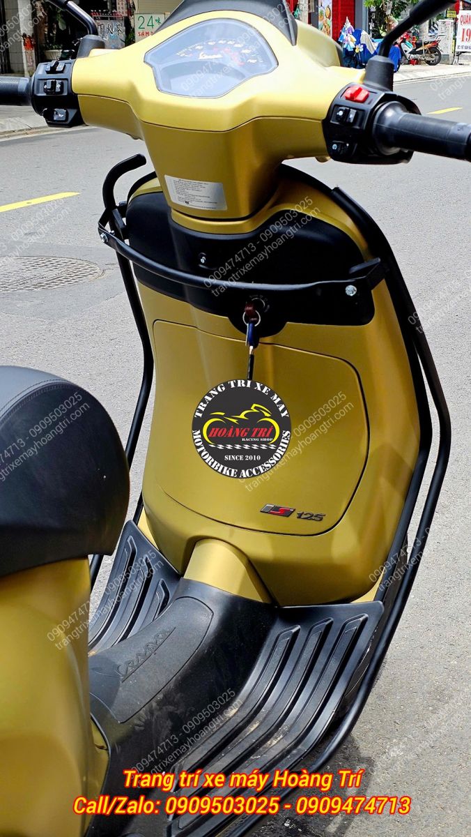 Phiên bản Vespa Sprint S 125 2025 Limited Edition đã được trang bị bộ khung bảo vệ nâng cấp