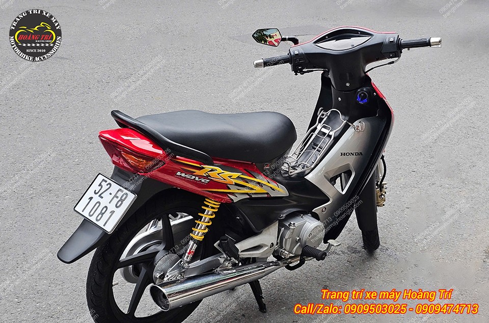 Không chỉ là một phương tiện mà chiếc Wave RS này còn là một người bạn của chủ xe