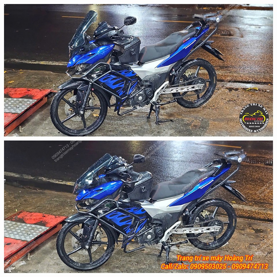 Winner X trở nên phong cách hơn nhờ được nâng cấp với kính chắn gió ADV của Zhi.Pat
