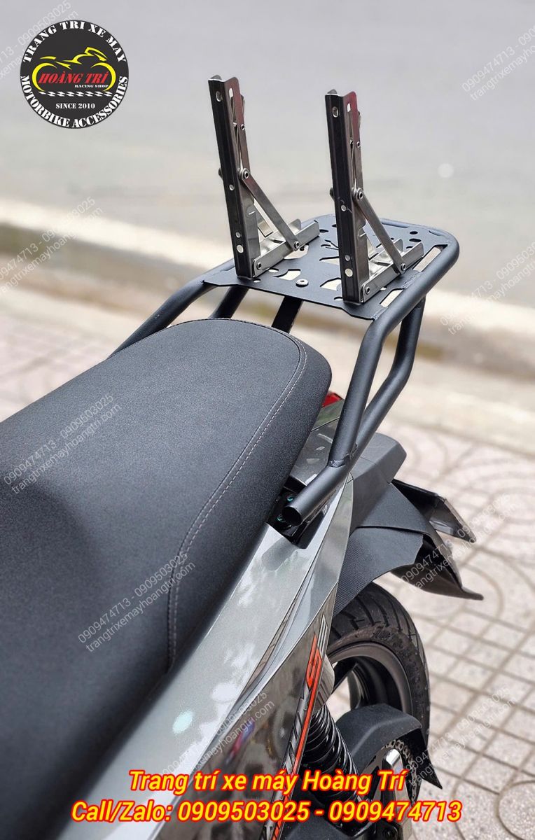 Khách hàng yêu cầu trang bị thêm baga có tựa lưng cho chiếc Quantum S2