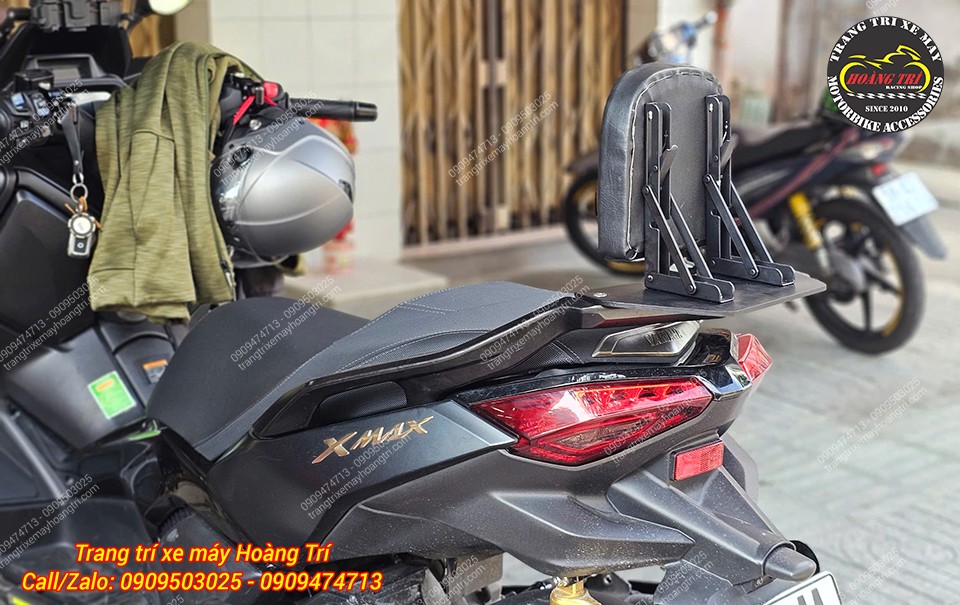 Thiết kế khung baga vững chắc, không bị gập đột ngột, ảnh hướng an toàn cho người ngồi sau