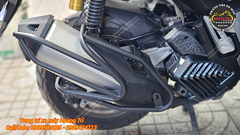 Thêm một chiếc ADV 160 vừa đến shop để nâng cấp khung chống đổ pô chắc chắn
