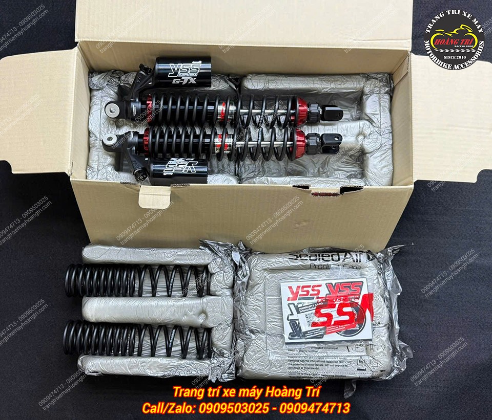 Trọn bộ phuộc bình dầu YSS G-TX lắp vừa vặn cho xe ADV 150 và ADV 160